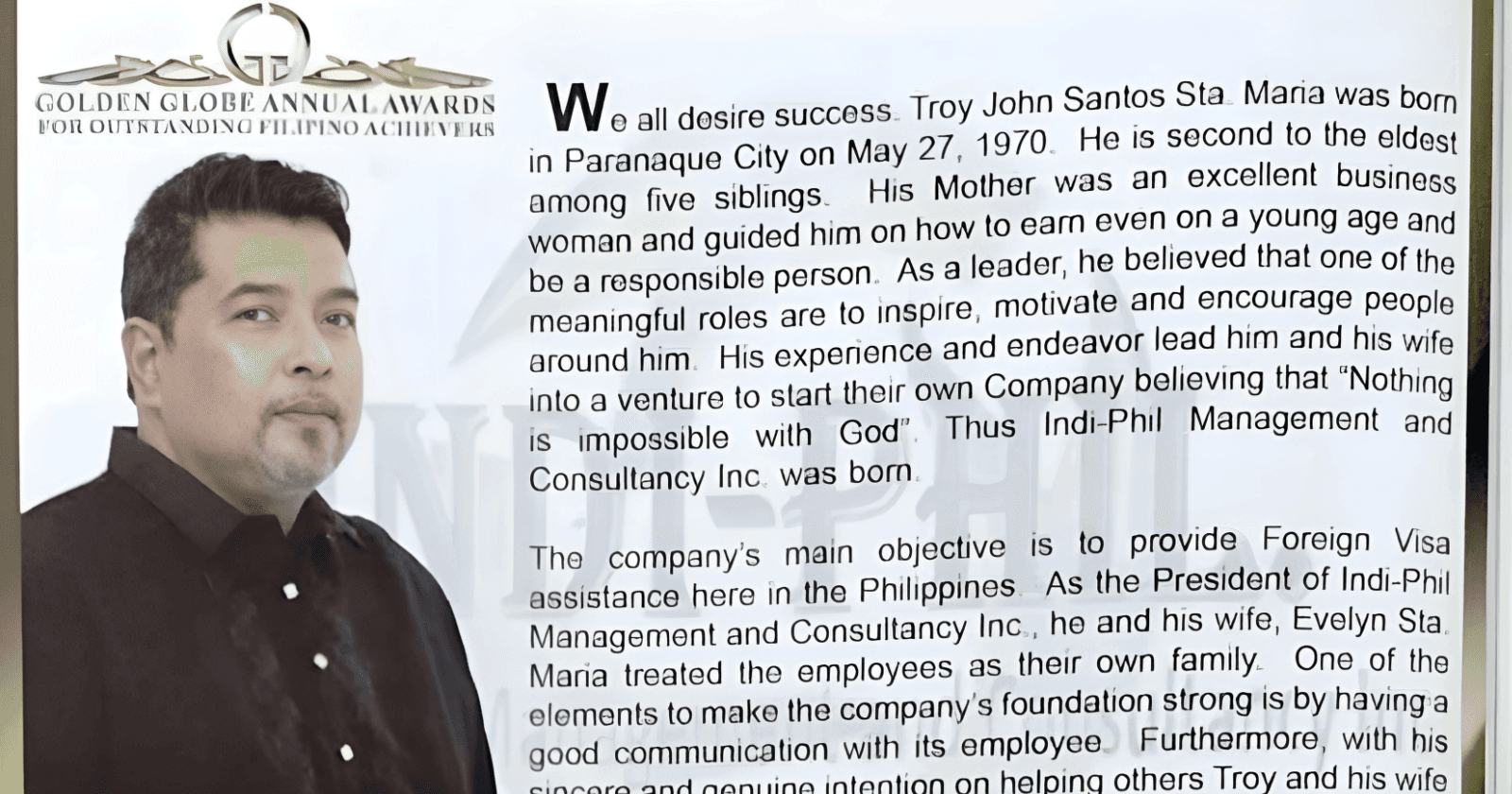 The Success Story of Indi-Phil: A Journey of Entrepreneurship and Service